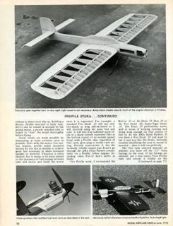 Profile Stuka kits (Dick Mathis design)