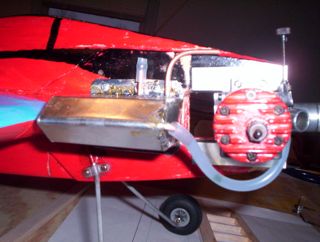 OS Max 25 SF fuel System on Ringmaster